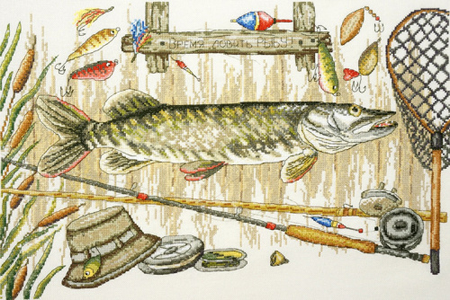 Набор для вышивания Время ловить рыбу Марья Искусница 11.006.01 смотреть фото
