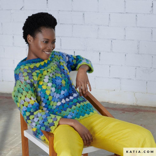 Купить журнал с моделями по пряже katia concept multicolor №1 6292 фото 5