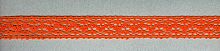 Мерсеризованное хлопковое кружево  состав: 100% хлопок  ширина 20 мм  намотка 30 м  цвет оранжевый