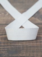 Тесьма киперная SAFISA, 20 мм, 25 м, цвет 02, белый