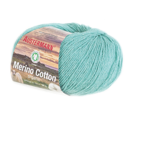 Пряжа Merino Cotton organic 55% шерсть 45% хлопок 50 г 230 м Austermann 98311-0013 фото