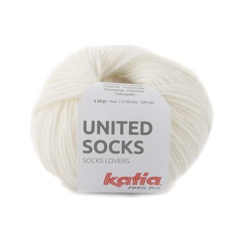Пряжа United Socks 75% шерсть 25% полиамид 25 г 100 м KATIA 1244.6 фото