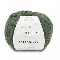 Пряжа Cotton-Yak 60% хлопок 30% шерсть 10% як 50 г 130 м KATIA 1008.125