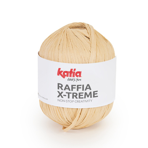 Пряжа Raffia X-treme 100% целлюлозная вискоза 100 г 120 м KATIA 1393.102 фото