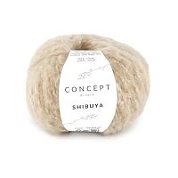 Пряжа Shibuya, 50% шерсть, 25% хлопок, 15% полиамид, 10% Мохер, 50 г, 100 м