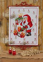 Набор для вышивания календаря Санта Клаус - 34-3266
