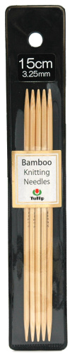 Спицы чулочные Bamboo 3.25 мм 15 см Tulip KND060325