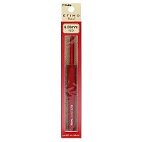 Крючок для вязания с ручкой ETIMO Red 6 мм алюминий пластик красный Tulip TED-100e