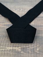 Тесьма киперная SAFISA, 40 мм, 25 м, цвет 01, черный