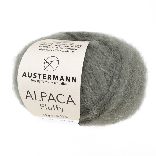 Пряжа Alpaca Fluffy 70% шерсть 30% альпака 85 м 50 г Austermann 98321-0015 фото