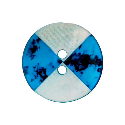 Пуговица с 2 отверстиями размер 20 мм,перламутр синий Union Knopf by Prym U0453838020006601-15 Пуговица с 2 отверстиями размер 20 мм,перламутр синий Union Knopf by Prym U0453838020006601-15