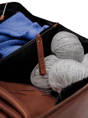 Фото сумка-органайзер проектная cleo midi rich brown muud qb-4711/rich brown фото 3