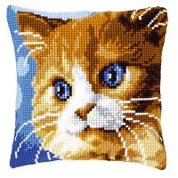 Набор для вышивания подушки Коричневый кот - PN-0149441