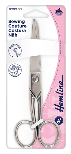 Фото ножницы для шитья и хобби цельнометалические 15 см hemline 357 на сайте ArtPins.ru