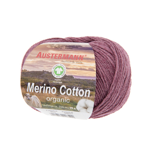 Пряжа Merino Cotton organic 55% шерсть 45% хлопок 50 г 230 м Austermann 98311-0020 фото
