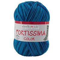 Пряжа Fortissima Socka 4-fach color 75% шерсть 25% полиамид 420 м 100 г Austermann 90028-2451
