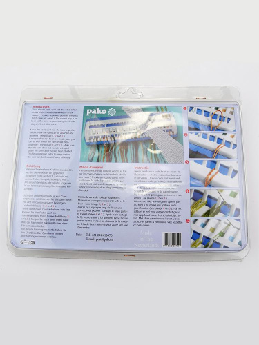 Органайзер для мулине на 50 ячеек, в комплекте 10 картонных вкладышей PAKO 705.060 смотреть фото фото 5