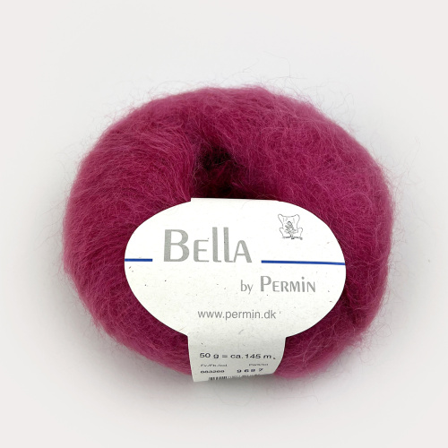 Пряжа Bella 75% мохер 20% шерсть 5% полиамид 50 г 145 м Permin 883200.883268 фото