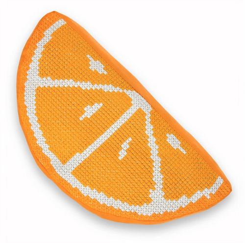 Набор для вышивания подушки Апельсин смотреть фото