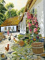 Набор для вышивания Цветущий деревенский дворик 12-710 Eva Rosenstand