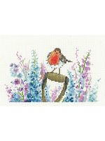 Набор для вышивания Робин Linda 27 ct HERITAGE LCRR1926E