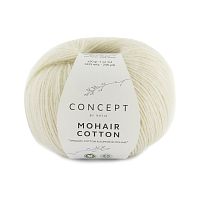 Пряжа Mohair Cotton 70% хлопок 30% мохер 50 г 225 м KATIA 1246.70