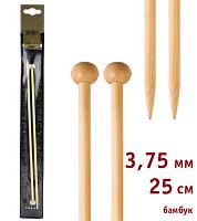 Спицы прямые бамбук №3.75 25 см addi 500-7/3.75-25