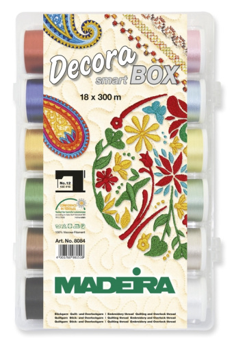 Фото набор нитей decora №12 18*300 м madeira 8084 на сайте ArtPins.ru