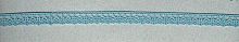 Мерсеризованное хлопковое кружево  состав 100% хлопок  ширина 12 мм  намотка 30 м  цвет темно-голубой