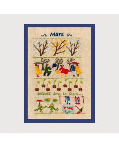 Набор для вышивания: MARS  Март  le boheur des dames 1152 смотреть фото
