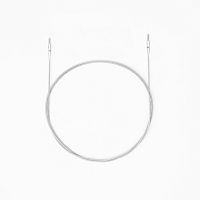 Тросик для съемных спиц Petite, длина 56 (80)см, заглушки 4шт, кабельный ключик 2шт, KnitPro, 10547