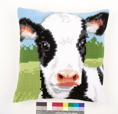 Набор для вышивания подушки Корова - PN-0157738 смотреть фото