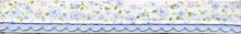 Косая бейка с фестонным краем  18 мм  цвет бело-голубой