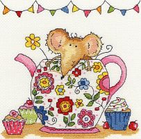 Набор для вышивания Teapot Mouse (Мышка в чайнике)