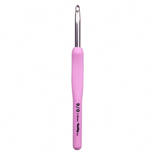 Крючок для вязания с ручкой ETIMO Rose 5.5 мм Tulip TER-11e фото 2