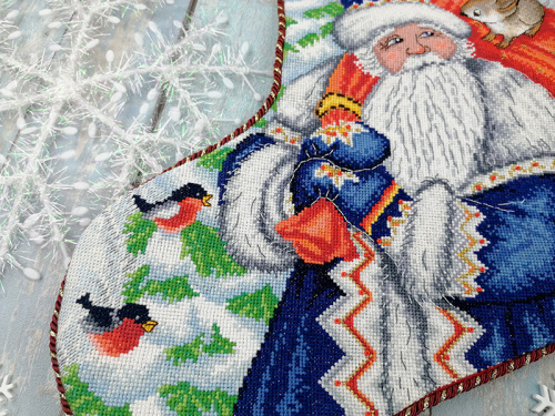 Набор для создания новогоднего сапожка Дед Мороз Марья Искусница 21.003.14 смотреть фото фото 3
