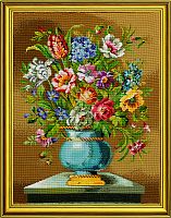 Набор для вышивания Голубые цветы в вазе 14-163 Eva Rosenstand
