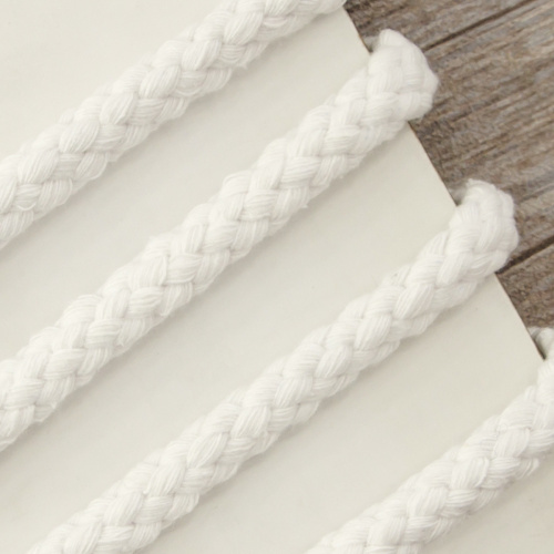 Фото шнур плетеный spiral  safisa 10 мм 25 м цвет белый на сайте ArtPins.ru