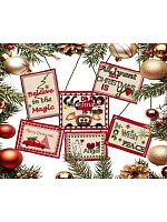 Набор для вышивания Christmas Ornaments 6 штук Aida 16 ct THEA GOUVERNEUR 608A
