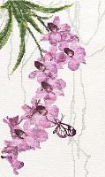 Набор для вышивания  Фиолетовая орхидея  Марья Искусница 04.004.17