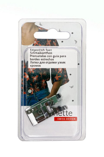 Фото лапка для швейной машины для отделки узких кромок bernette 502 021 02 98 на сайте ArtPins.ru