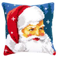 Набор для вышивания подушки Добрый Санта Клаус