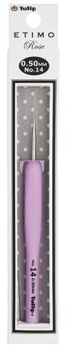Крючок для вязания с ручкой ETIMO Rose 0.5 мм Tulip TEL-14e