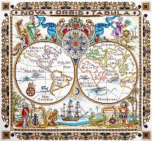 Набор для вышивания Карта мира Марья Искусница 11.005.03