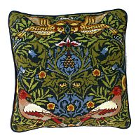 Набор для вышивания подушки Bird William Morris (Птицы)