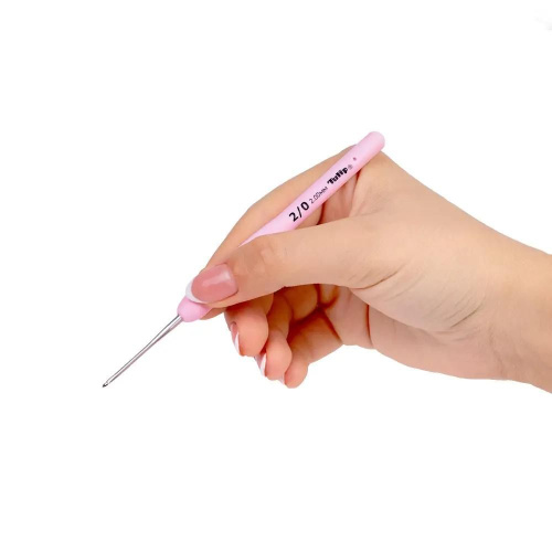Крючок для вязания с ручкой ETIMO Rose 2 мм Tulip TER-03e фото 5