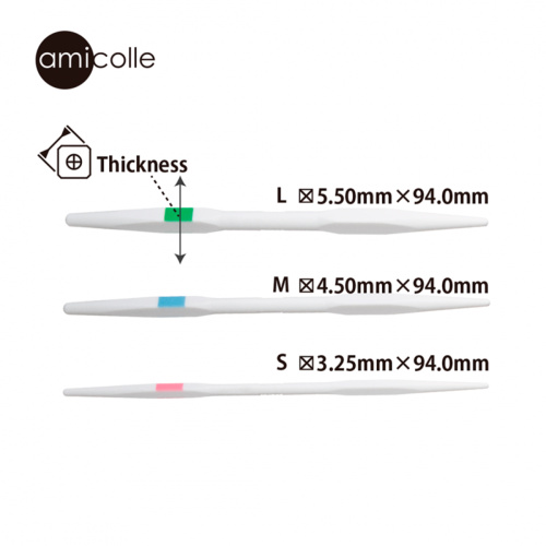 Спицы вспомогательные для кос amicolle 3.25 мм 9.4 см 4.5 мм 9.4 см 5.5 мм 9.4 см Tulip AC-069e