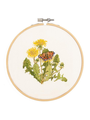 Набор для вышивания Весенние цветы канва аида 16 ct диаметр 15 см 2 дизайна THEA GOUVERNEUR 609A смотреть фото фото 3