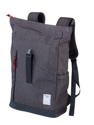 Купить рюкзак troika с откидным верхом с металлической пряжкой bbg51/gy фото фото 2