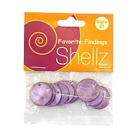 Подвеска Shellz Purple Round River Shell Dangles Blumenthal Lansing 1850 00037